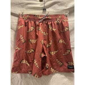 Abercrombie & Fitch Kids Boys 13/14 Pizza Swim Trunks